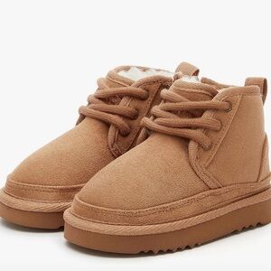 Cozy Tan Kids Boots